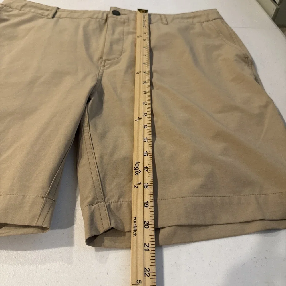 Faherty All Day Shorts Drawstring Men's 38 Beige Stretch 9
